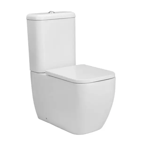 Компакт в комплекті ORLANDO Компакт унітаз підлоговий гор. випуск нижній підвід бачок 3 6л. сидіння тверде Slim slow-closing - 54794