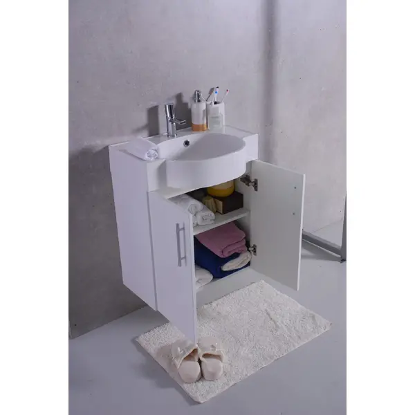 Тумба з умивальником Fancy Marble. Комплект Ibiza 60 тумба з умивальником Comfort 612