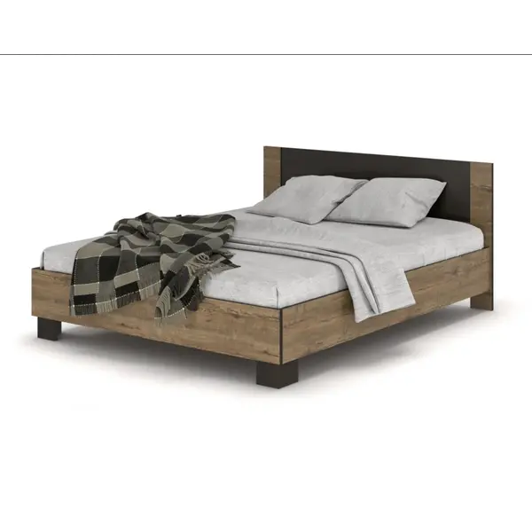  Кровать Виетта 140х200 Дуб Април/венге