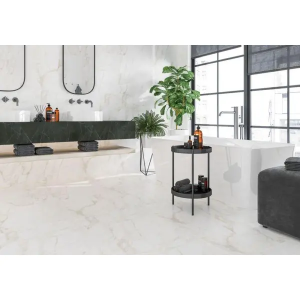 Плитка керамогранитная Imperial белый 607x607x10 Golden Tile