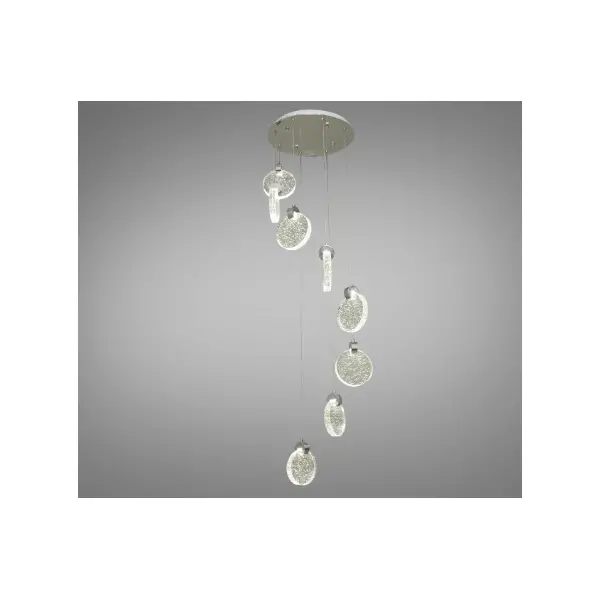 Сучасна світлодіодна люстра  24W  -ДОП-